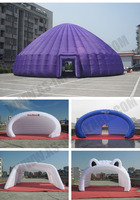 Carpa Inflable Gigante y Yurta Inflable para Espectáculos Circenses y Teatrales