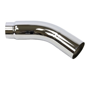 Tuyau d'échappement personnalisé par le fabricant, <span class=keywords><strong>coude</strong></span> à 45 degrés, tuyau d'échappement en acier inoxydable, pliage à mandrin - Product Image 1