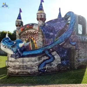 Lily Toys Dragon Inflatable Bouncing House Inflatable Kids Activity Center Toddler Town inflatable jumping castle Combo
