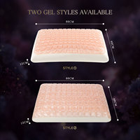 Ergonomisches Kühlgel-Memory-Foam-Nackenkissen mit Nackenstütze für Seiten-/Rückenschläfer - Umweltfreundliches Bettkissen