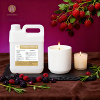 Huile parfumée synthétique à la framboise pour bougies DIY, dentifrice, savon pour les mains, gel douche, lessive - Emballage plastique personnalisable