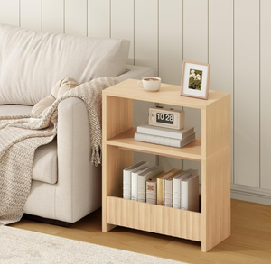 Comodino Moderno Minimalista per Camera da Letto, Mobile Multifunzionale con Vano Portaoggetti - Product Image 3