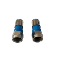 Adaptador de RF de conector coaxial macho Squeeze de buena calidad de suministro de fabricante a bajo precio