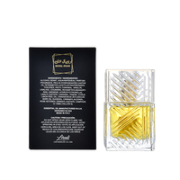Parfum pour homme Lovali Long Lasting 100ml EDP, liquide, flacon carré en verre doré de qualité supérieure, coffret cadeau, parfum oriental riche et épicé à la vanille