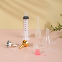 Bouteille à sertir adaptateur d'injection de parfum adaptateurs de distributeur outil de décantation et de remplissage de transfert de parfum en plastique