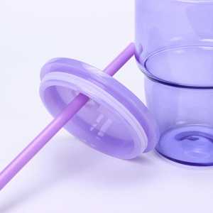 Verre miniature personnalisé de 3 oz avec couvercle pour sauce salade, vinaigrette, portion individuelle - Product Image 1