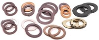 Anillos de Sellado de Varilla de Pistón OEM de PEEK, PTFE, Carbono, Latón, Cobre y Bronce con Resorte para Compresores de Bebidas de Alta Presión y GNC