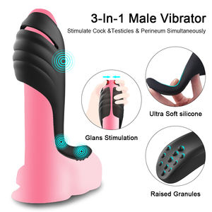 3-In-1 Mannelijke Vibrator Flexibele Vleugels Ontwerp Sex Penis Massage Training Vibrator - Product Image 6