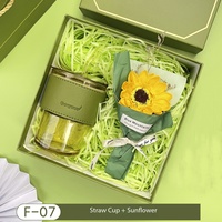 HBC Individuelles Logo Becher-Handtuch-Set Damen Geburtstagsgeschenk Weihnachten Neujahr Hochzeit Gastgeschenke Frauen