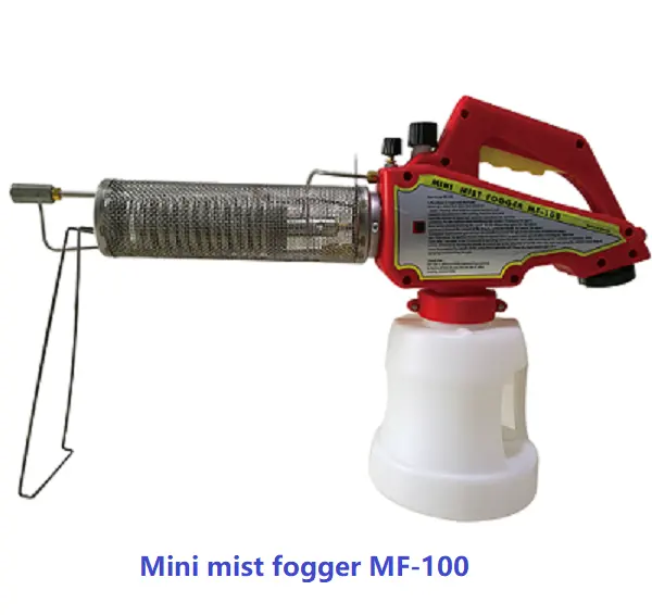 MF 100 Super 2000 Mini pest control fogging machine Mist fogger for killing mosquito