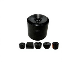 Diffuseur d'aromathérapie pour véhicule avec tête de pulvérisation métallique, plusieurs modes marche/arrêt, alimentation USB, évaporation naturelle des odeurs