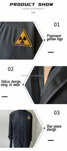 0,35 Mmpb Traje de protección NBC antiestático <span class=keywords><strong>Radiación</strong></span> ignífuga y antinuclear para ropa de seguridad - Product Image 4