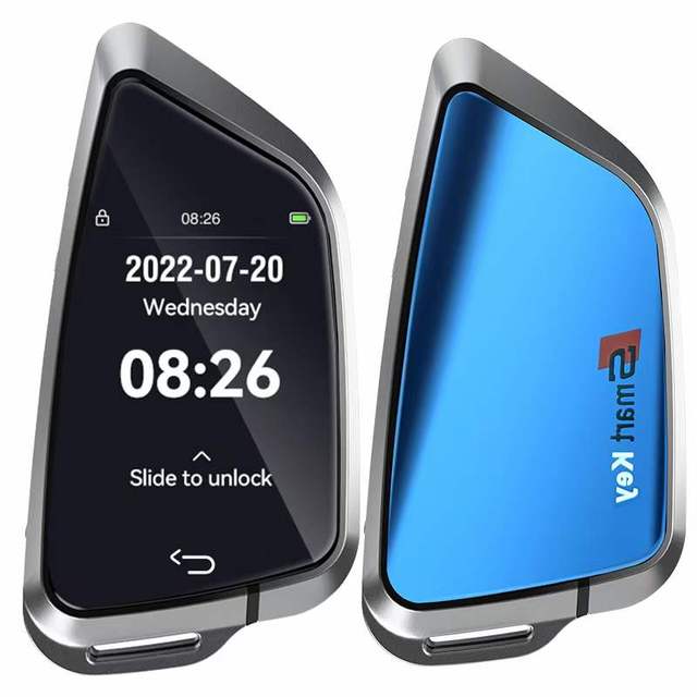 CARQSENG Universal Smart Vehicle Remote Keys with LCD Display Comfortable Auto Lock Keyless Go System