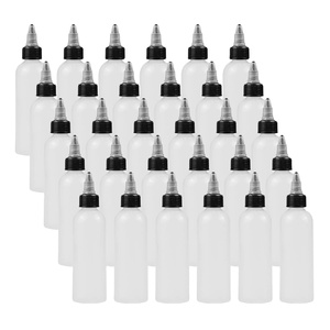 Échantillon GRATUIT Flacon applicateur transparent en plastique pour huile capillaire, 30ml, 60ml, 100ml, 150ml, avec bouchon à visser - Product Image 2