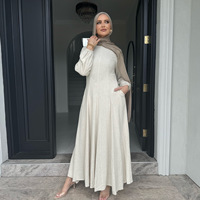 Abaya musulmane Femmes Robes Solide Slim Jalabiya Eid 2025 Ramadan Maroc Kaftan Islam Vestidos Largos Arabe Longue Robe Dubai Abaya