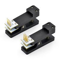 2.54 2.0 1.5 1.27 1.25 100mil 50mil 3P 4P 5P 6P 7P 8P 9P 10P Pin Pogo de Sonda de Fijación para PCB para Descarga, Programación y Grabación