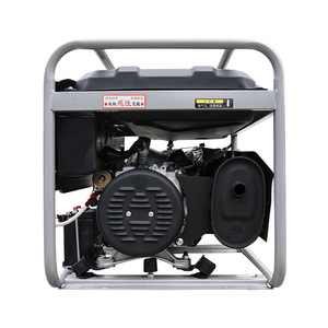 เครื่องกำเนิดไฟฟ้าเบนซินแบบพกพา 6.5 กิโลวัตต์ 220 โวลต์ 380 โวลต์ เครื่องยนต์ระบายความร้อนด้วยอากาศแบบเฟสเดียวและสามเฟส สตาร์ทด้วยมือ สำหรับใช้ในบ้าน - Product Image 2