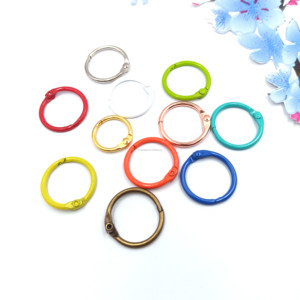 Bán buôn 16 mm & 76mm kim loại cuốn sách ràng buộc Nhẫn rời Lá Chất kết dính Clip - Product Image 5