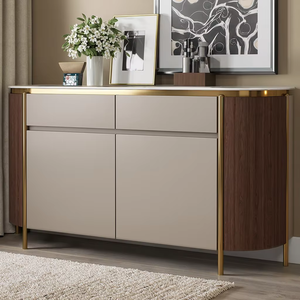 <span class=keywords><strong>Aparador</strong></span> Moderno de Lujo Ligero de Madera Maciza para Sala de Estar, Mueble para el Hogar de Villa - Product Image 4