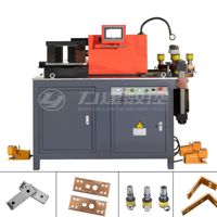 Fabricador de Barras Conectadoras CNC Hidráulico Inteligente de Tres Estaciones, Motor de Alta Productividad, Configuración Digital de Parámetros que Reduce la Operación