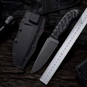 Tang מלא חזק לבנות חיפוש סכין להב קבוע חיפוש במהירות טקטי ניתן לפרוס את החגורה לשאת סכינים - Product Image 3