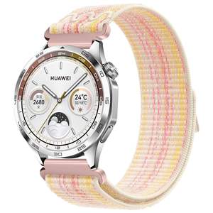 Bracelet de montre en nylon réglable, doux, respirant <span class=keywords><strong>et</strong></span> imperméable de 20 mm <span class=keywords><strong>et</strong></span> 22 mm avec boucle pour Watch GT5/4 <span class=keywords><strong>et</strong></span> 7/6 - Product Image 2