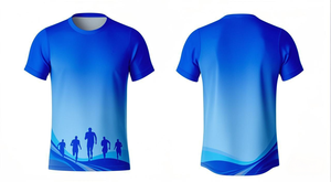 T-shirt Homme à Manches Courtes en Polyester Respirant 100% Personnalisable, Séchage Rapide, Écologique, Impression par Sublimation, Vente en Gros - Product Image 6