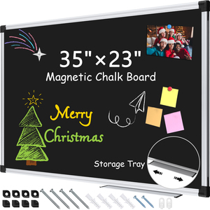 <span class=keywords><strong>Tableau</strong></span> <span class=keywords><strong>noir</strong></span> magnétique mural en aluminium, taille personnalisable, pour <span class=keywords><strong>menu</strong></span> de <span class=keywords><strong>restaurant</strong></span> et enseignement scolaire - Product Image 3