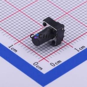 TSA064G90-250 Tactile Switch Through hole Component (THT) Switch Single Pole Single Throw Round Button 2.5N Through Hole - Product Image 1