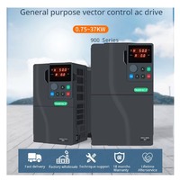 Variateur de fréquence certifié CE 0,75 kW 1,5 kW 2,2 kW 3 kW VFD 380 V Triphasé 50/60 Hz avec prise en charge RS485 pour moteur industriel général