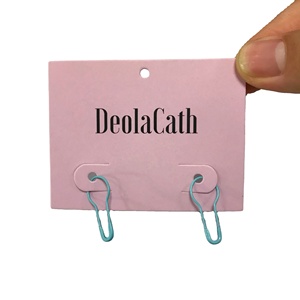 Cartes d'emballage personnalisées pour étiquettes suspendues, petites cartes pour bijoux, cartes pour boucles d'oreilles, clous d'oreilles, colliers et boucles d'oreilles - Product Image 3