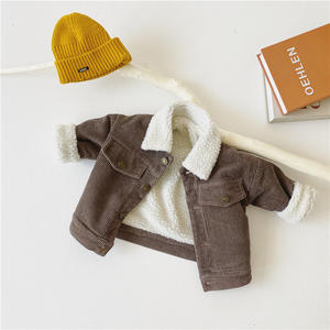 Enfant en bas âge bébé garçons vestes d'hiver enfants manteau chaud enfant Outwear bébé vêtements épaissi polaire velours côtelé veste enfant velours côtelé veste - Product Image 5