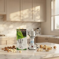 Moulin à grains domestique compact 220V/110V 150g pour céréales, herbes et semences de blé
