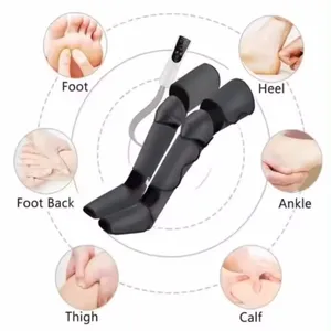 High Quality Double Leg Blood Circulation Heating Air Pressure Compression Foot Legs Massager Machine
