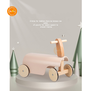 Coche de equilibrio de madera de alta calidad para niños, coche de torsión sin pedal, andador para bebés - Product Image 5