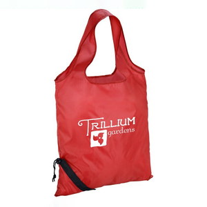 Shopper pieghevole riutilizzabile in poliestere ecologico - Product Image 1