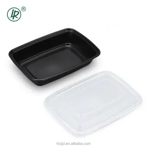 LR Packaging Disposal Pp Plastic Wholesale Microwave Plastic Takeaway Cover Disposable Food Container With Lids For Food