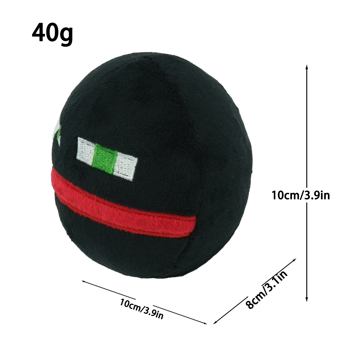 Balle anti-stress noire
