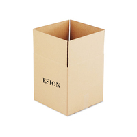 Boîtes en carton ondulé brun pour l'emballage des marchandises, logos personnalisés, carton avec logo