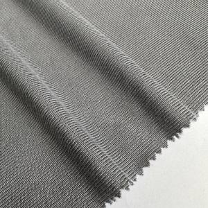 מותאם אישית 95% פוליאסטר 5% ספנדקס אנגורה ריב hacci מוברש סריג 200gsm עבור סוודר, קרדיגן - Product Image 2