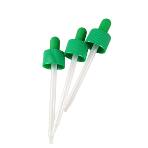 Gotero de plástico verde de 24/410, 24 mm, 28 mm con tubo de 108 mm y escala impresa - Product Image 5