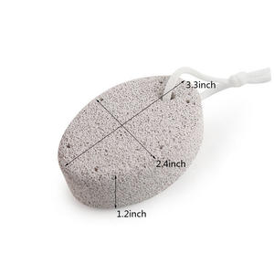 Premium sert ölü cilt nasır sökücü ayak törpüleyici dosya özel <span class=keywords><strong>2</strong></span> adet peeling doğal pedikür ponza taşı ayak - Product Image 3