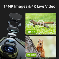Meilleure Vente 2026 – Caméra de Chasse Numérique 4K Étanche 4G à Vision Nocturne Solaire avec Application CMOS pour Mini Caméras CS09