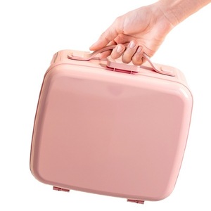 Pink Makeup Storage Box 12 Capacity Covered Travel Organizer For Figurine And Journal Storage - Product Image 2