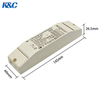 Transformateur LED KC Super Slim 24V 1A 2A 3A 5A DALI-2 IP20 pour armoire, alimentation à découpage, pilotes d'éclairage