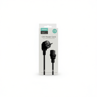 Cordon d'extension pratique Onemax C13 en PVC de 1,5 m pour petits appareils et adaptateurs d'ordinateur portable, fabriqué en Chine, autres connexions