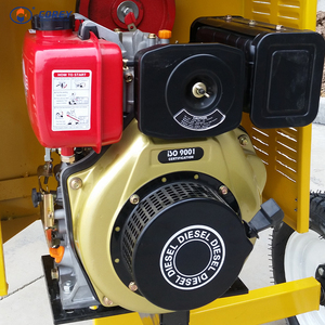 Bétonnière diesel portable à 4 roues Easy Transport, capacité de 510 L, petite capacité avec alimentation et décharge manuelles en eau, haute efficacité - Product Image 3