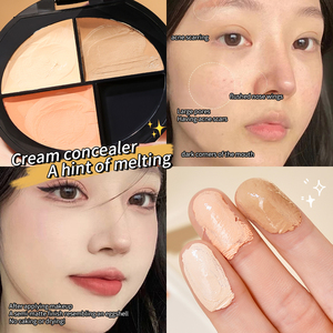 Crema Correctora Profesional al por Mayor para Blanquear <span class=keywords><strong>Ojeras</strong></span>, Manchas <span class=keywords><strong>de</strong></span> Pigmentación y Surcos Lacrimales, con Efecto Invisible y Aspecto Natural - Product Image 6