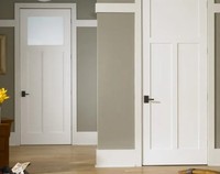 LongTai penjualan laris Cina terbaru desain Modern inti padat Veneer kulit Interior ruang pintu kayu