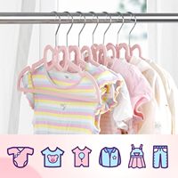 Cintres en velours floqué antidérapants de qualité supérieure pour vêtements d'enfants, pour armoire et usage hôtelier